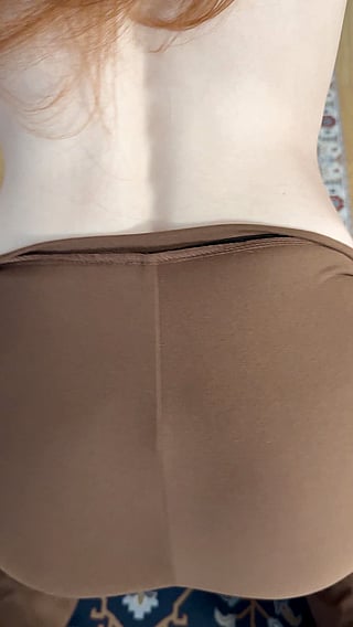 POV Fucking My Tight Ass After Pulling Down My Yoga Pants - Raw Anal Action'
