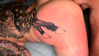 Spanked and Dominated: A Rough Anal Adventure with a Tattooed Babe'