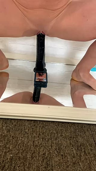 Double View: Blonde MILF Takes Massive Cock in Her Tight Ass'